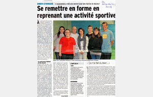 Le Club dans le journal !