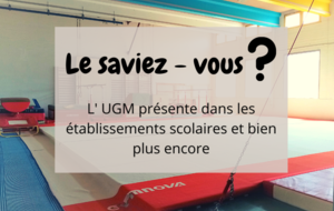 Le saviez - vous : l'UGM et les établissements scolaires 