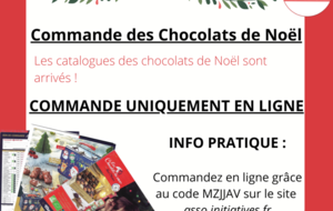 Commandes de chocolats de Noël