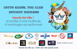 Win win sport : carte de réduction pour nos adhérents 