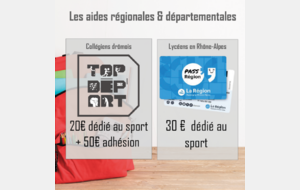 Top départ & pass région