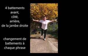 échauffement en musique (dance monkey et soprano)