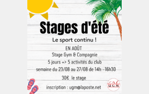 Stage Gym & Compagnie